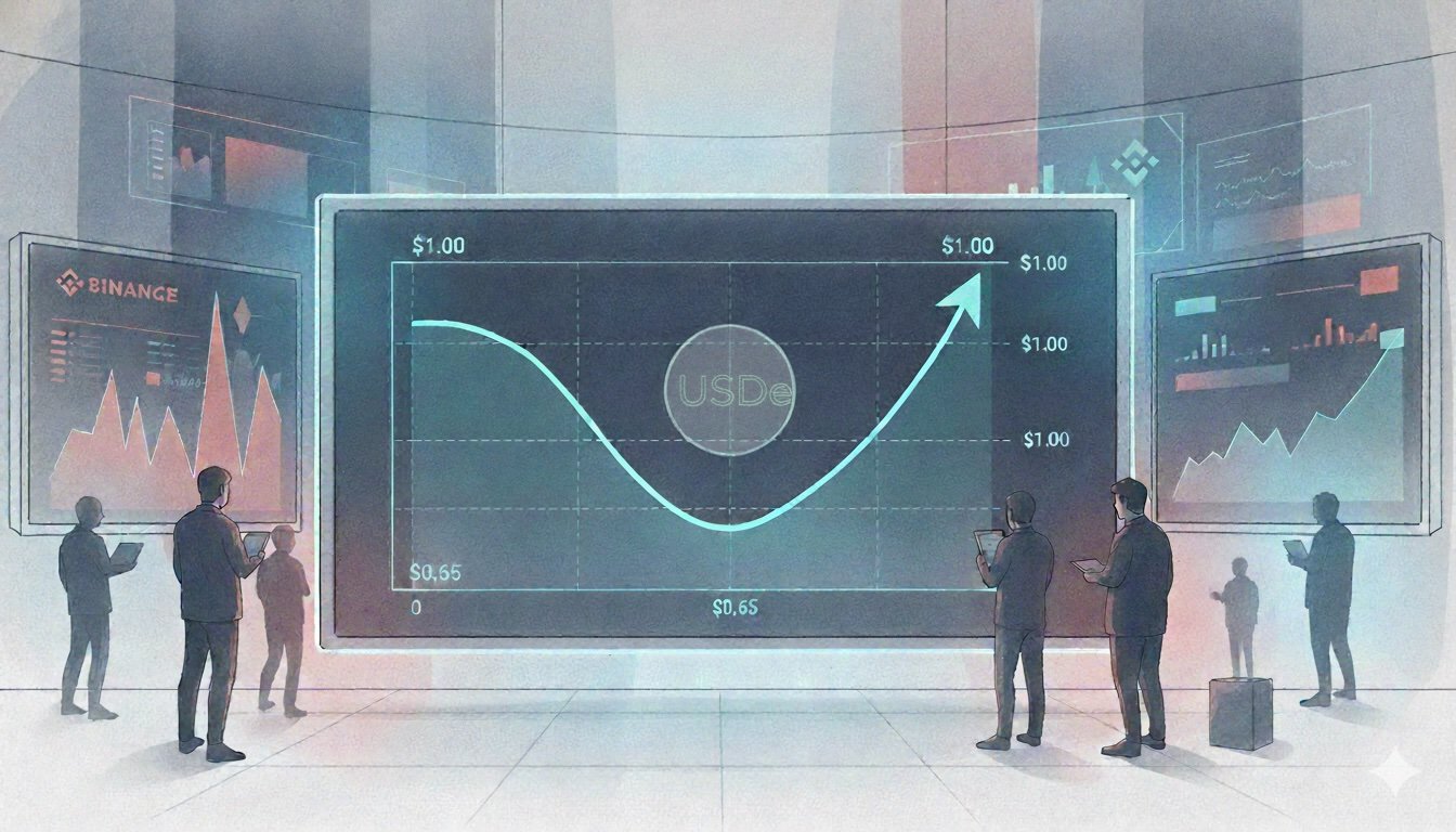 USDe падав до $0,65 на Binance, але відновив прив’язку